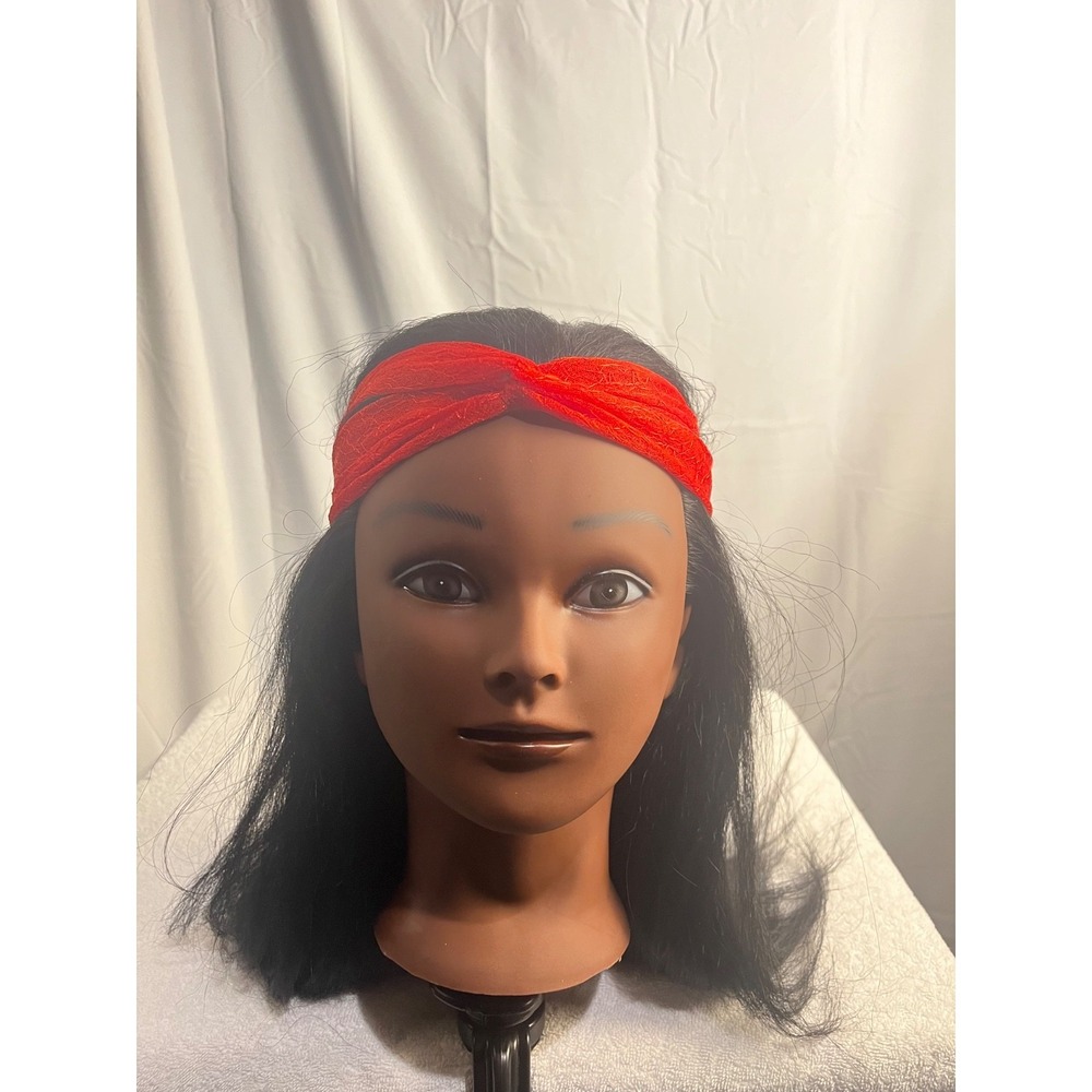Women's Red Stretch Twist Headband Turban‎ Style Hair Accessory Fashion One Size